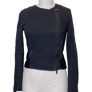 Armani Exchnage Asymmetric Zip Jacket - Size XS